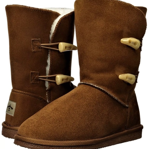 Willowbee Sonia Mid-Calf Chestnut Boots Sz 7 - Picture 2 of 6